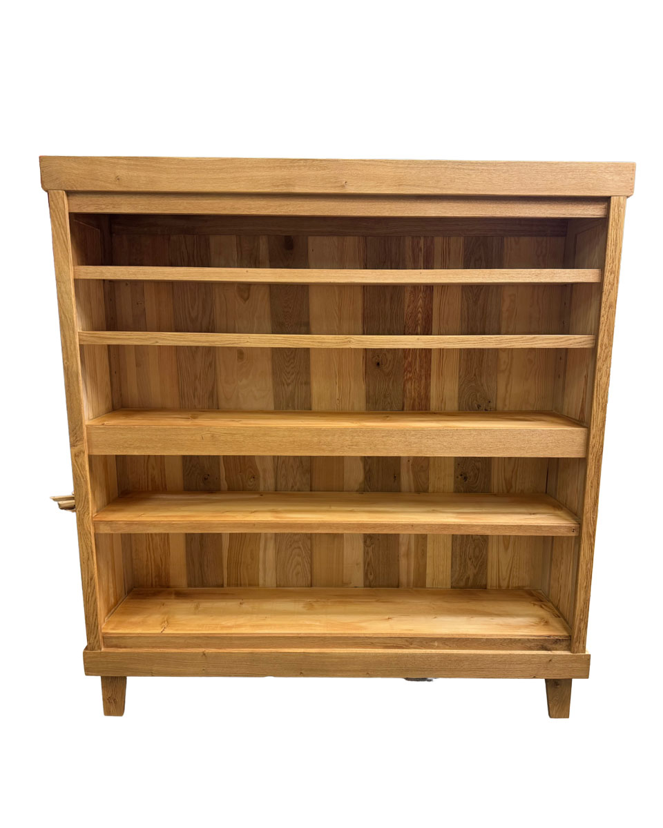 Bibliothèque / meuble de rangement en chêne