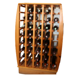 Meuble d’arrangement de bouteilles en sapin